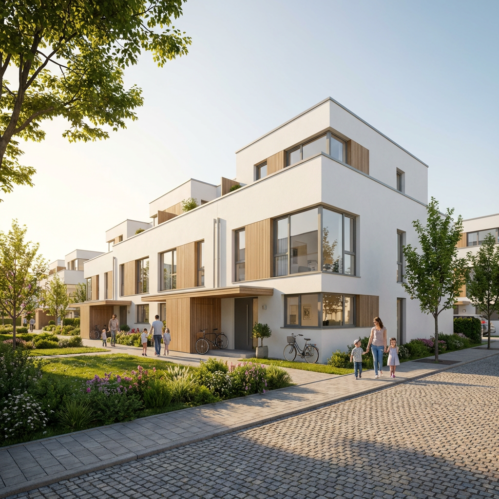 Moderne Doppelhaushälften